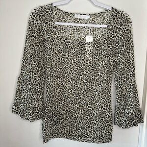 NOT FOR SALE!!!Anne Fontaine Animal Print Paera Blouse